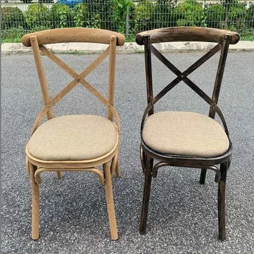 (CYB) Cross Back Chair - Natural