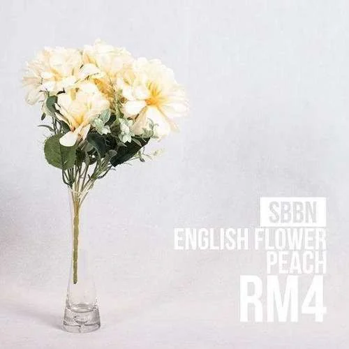 (CYB) Flower English - Peach