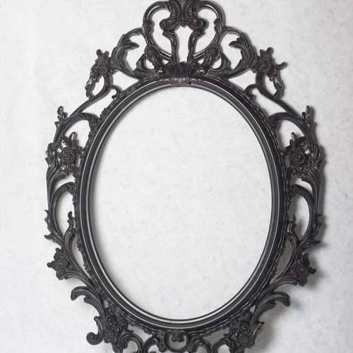 (CYB) Frame Kerawang - White