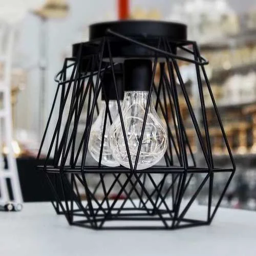 (CYB) Pentagon Black with bulb (battery operated)
