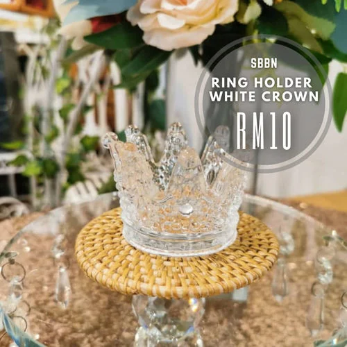 (CYB) Ring Holder Crown  - Purple