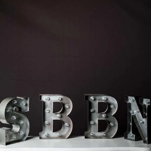 Marquee Alphabet SILVER - I