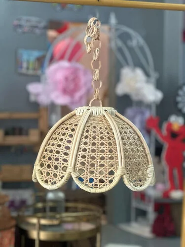 rattan lamp shade - B