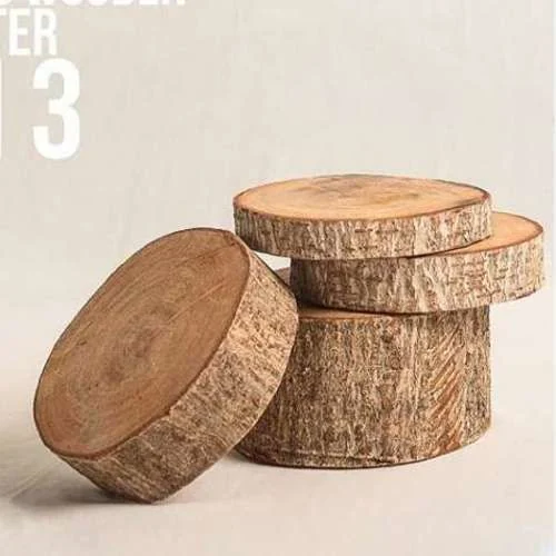 Rustic Wooden Coaster - S