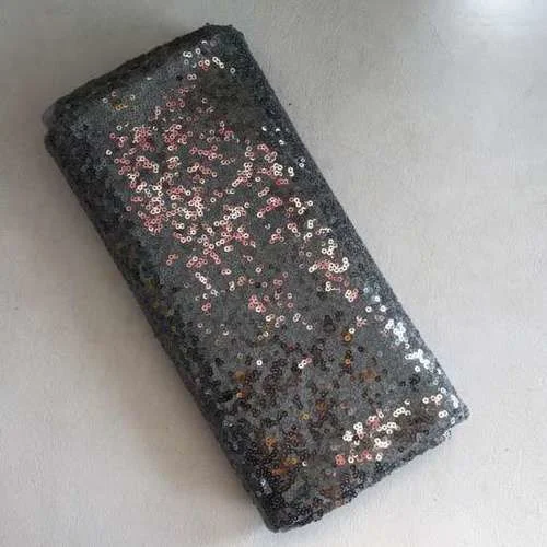 Sequin Dark Silver - 2.5 Mtr