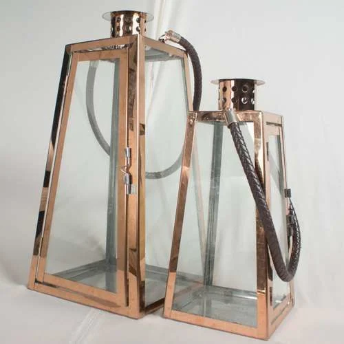 (SM) Bronze Candle Lantern  - S