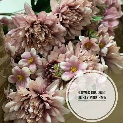(SM) Flower Bouquet - Dusty Pink