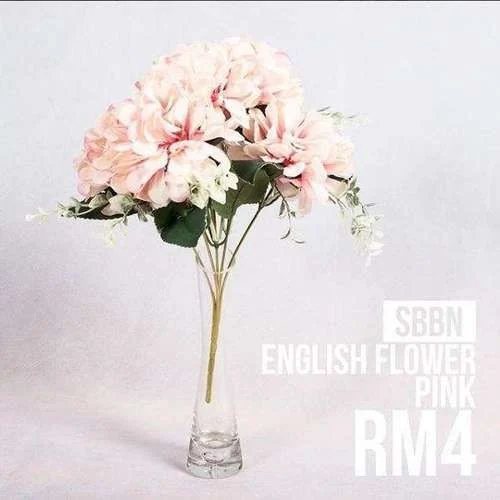 (SM) Flower English - Pink