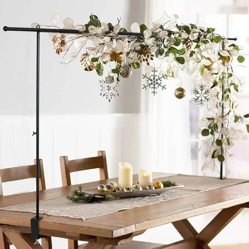 Table Rod Stand (Adjustable) - Black