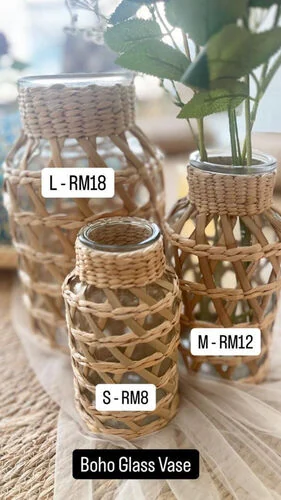™ Boho Glass Vase - L - 10.5cm x 15cm x 26cm