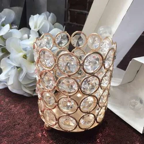 ™️ Darina Square Candle Holder Gold