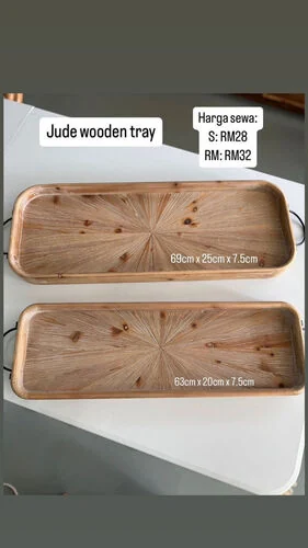 ™ Jude Wooden Tray  - M - 64cm x 22cm