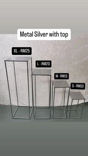 ™ Metal Silver Box with Top - XL